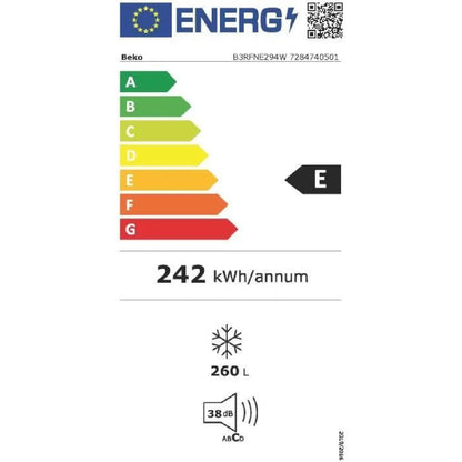 Beko B3RFNE294W Congelador No Frost Blanco