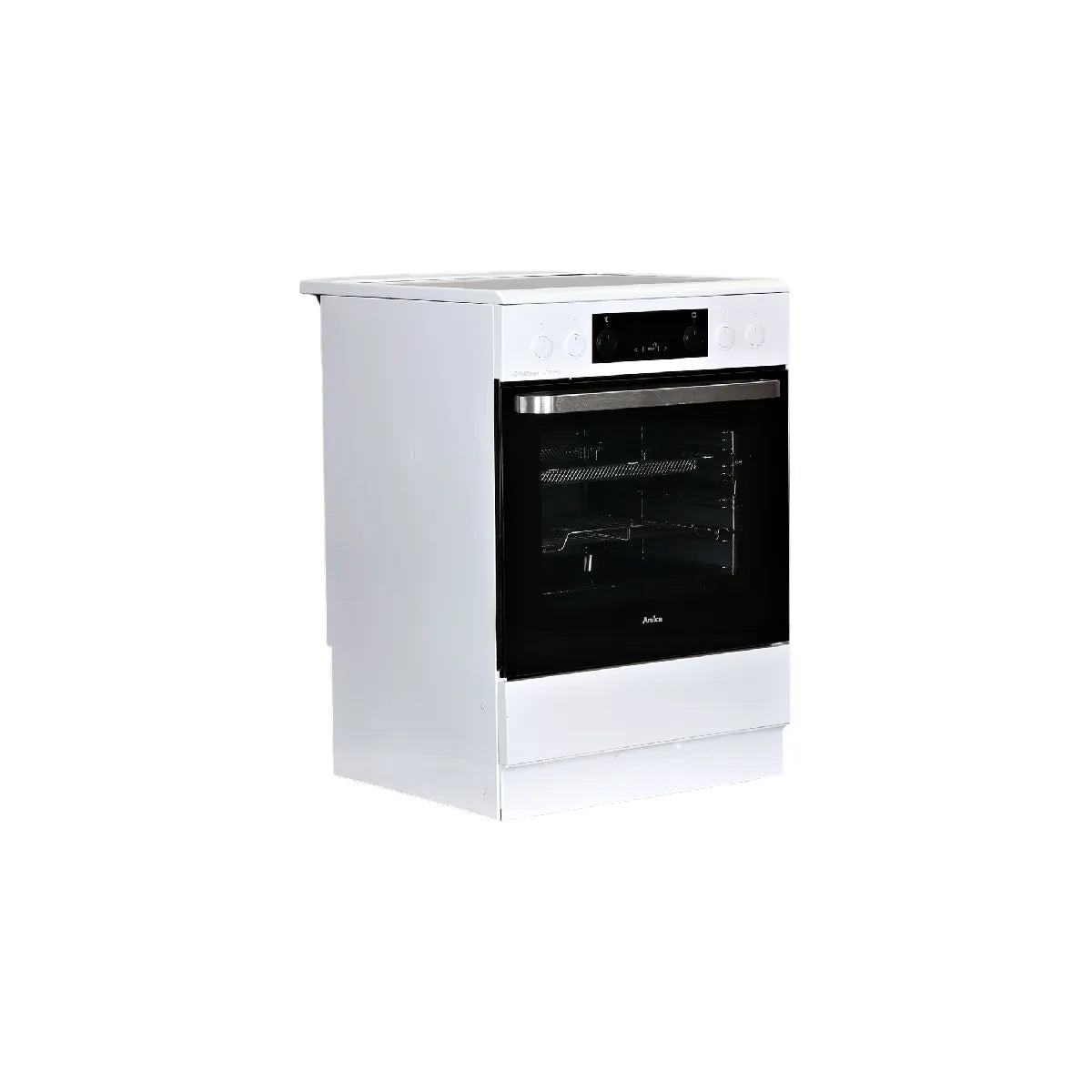 Amica ACV7005SRW Cocina Vitrocerámica AirFry 60 cm 77 L Blanco