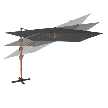 Axi House AXI Nima Parasol Rotativo 300x300 cm Marrón Gris