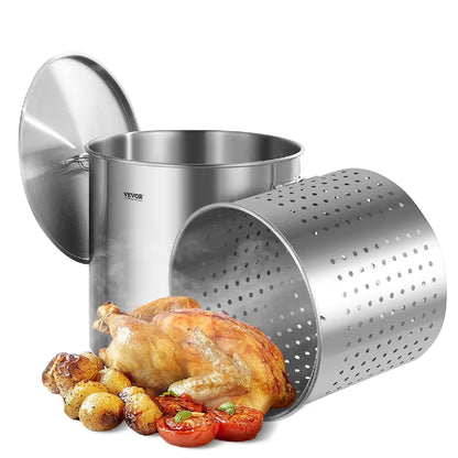 Marmite Inox 50cm Vevor Argent MKR00022438884