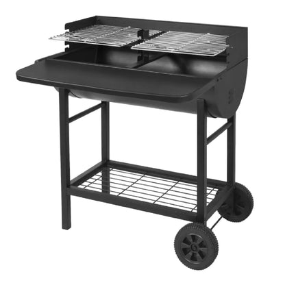 Red deco barbecue charbon mobile