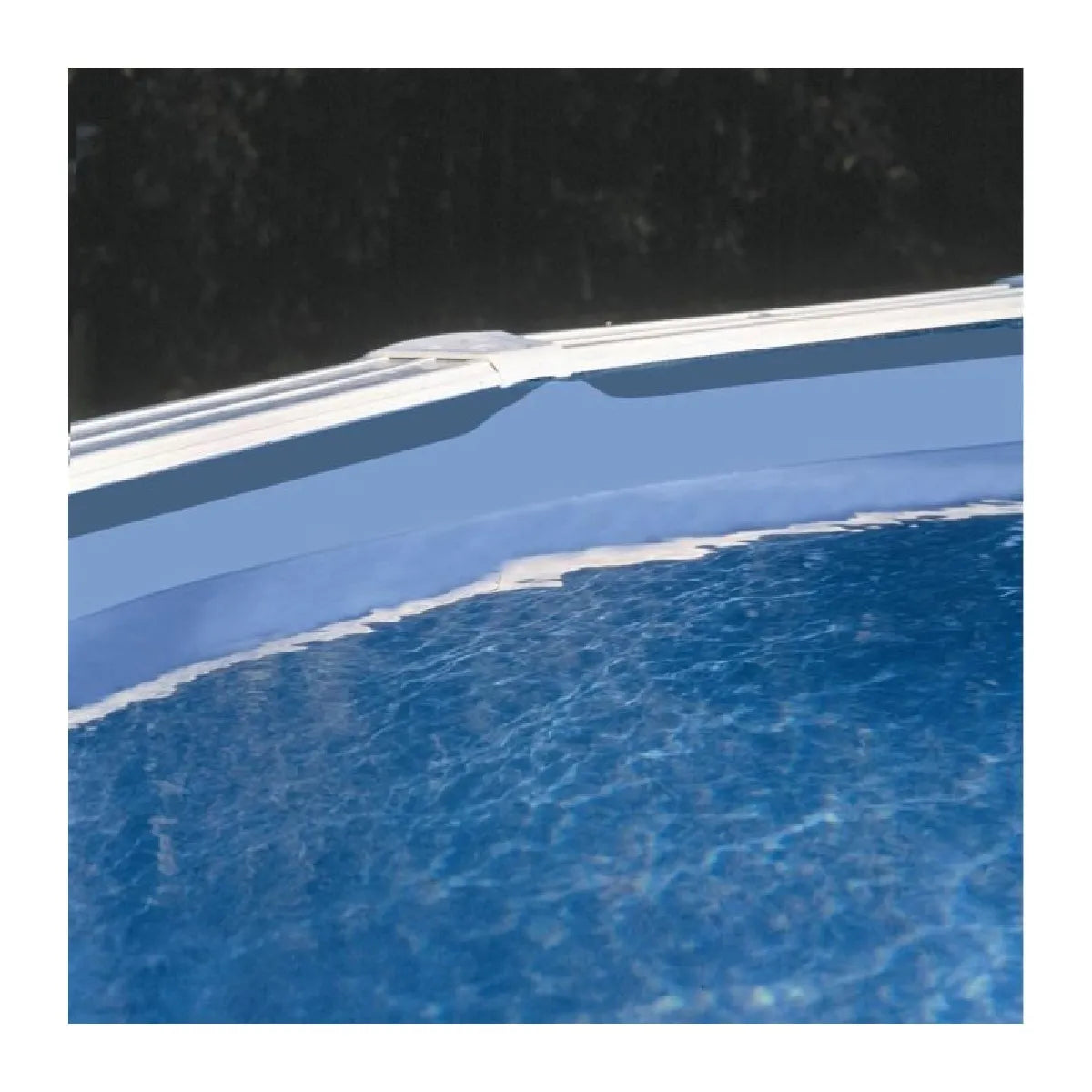 GRE Piscina Acero Blanco Modelo Bora Redonda 3,70