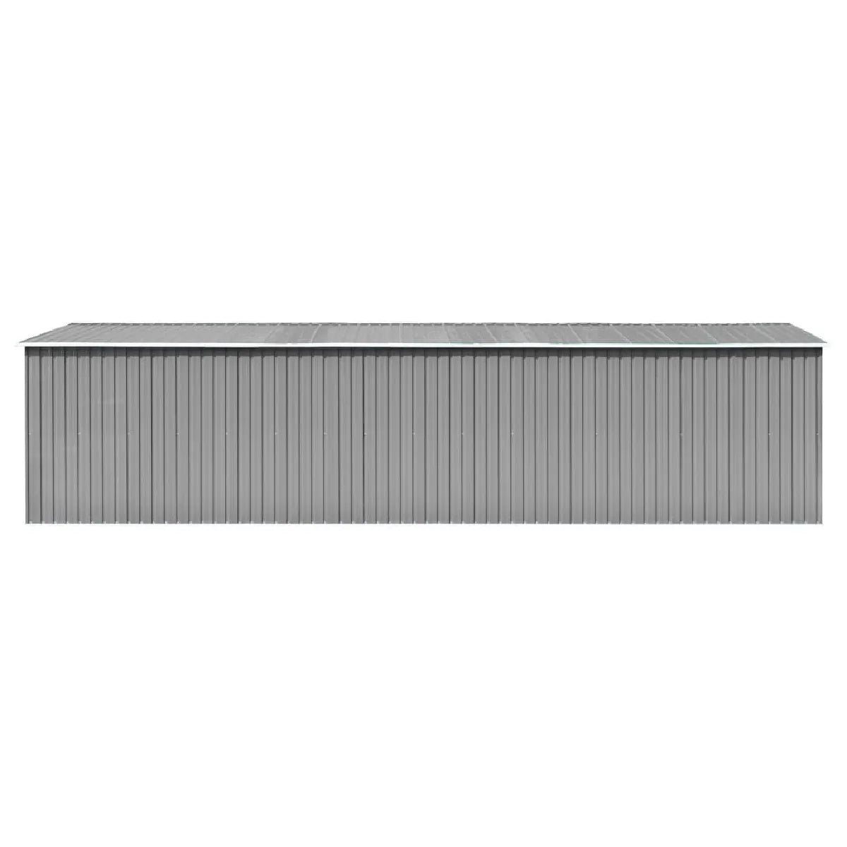 Abri de Jardin Métal Acier Galvanisé Gris MKR00008324441