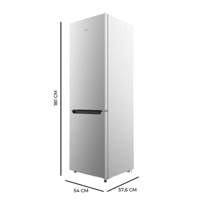Cecotec Bolero CoolMarket 250 Inox D Frigorífico Combi Clase D