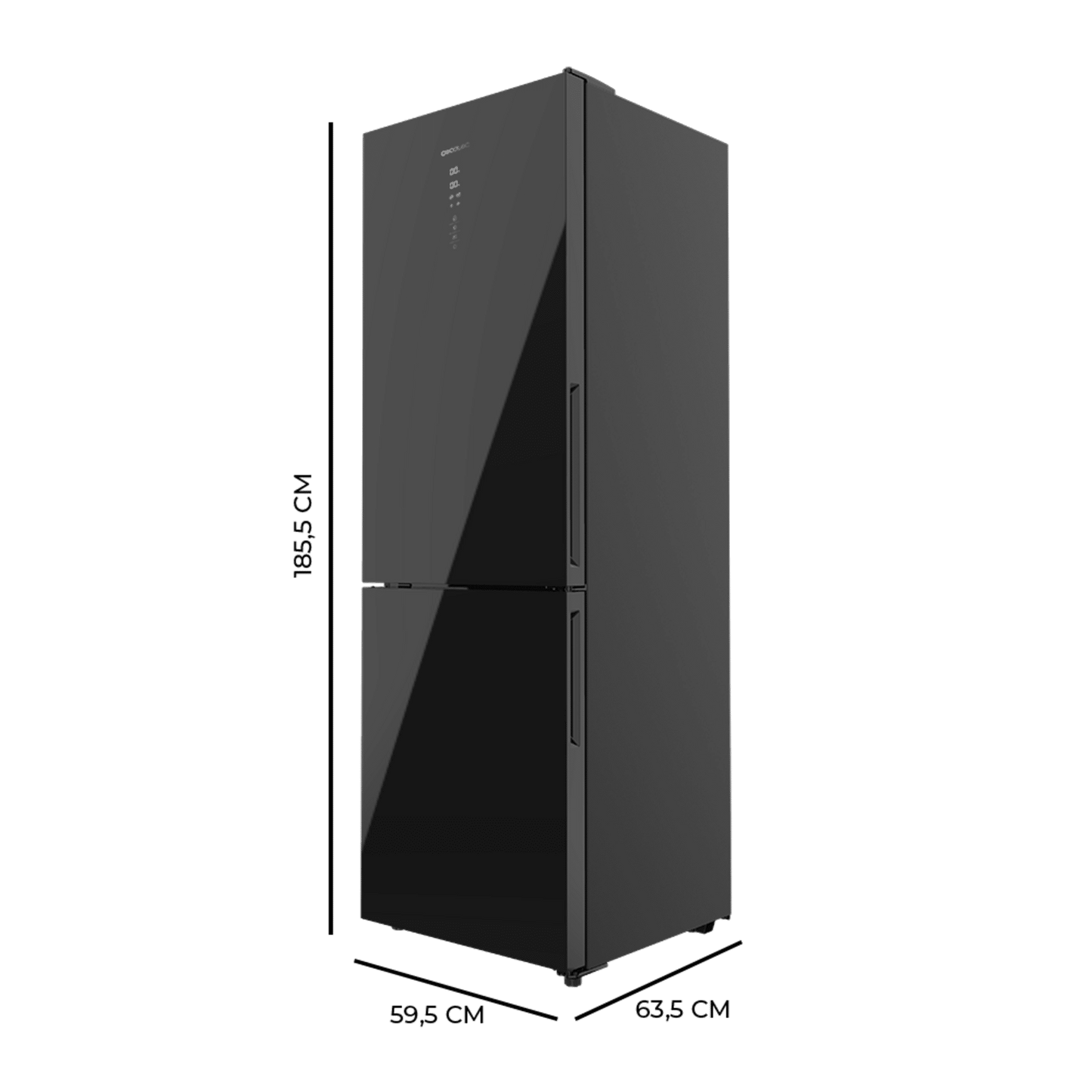 Cecotec CoolMarket 322 Frigorífico Combi 322L Negro