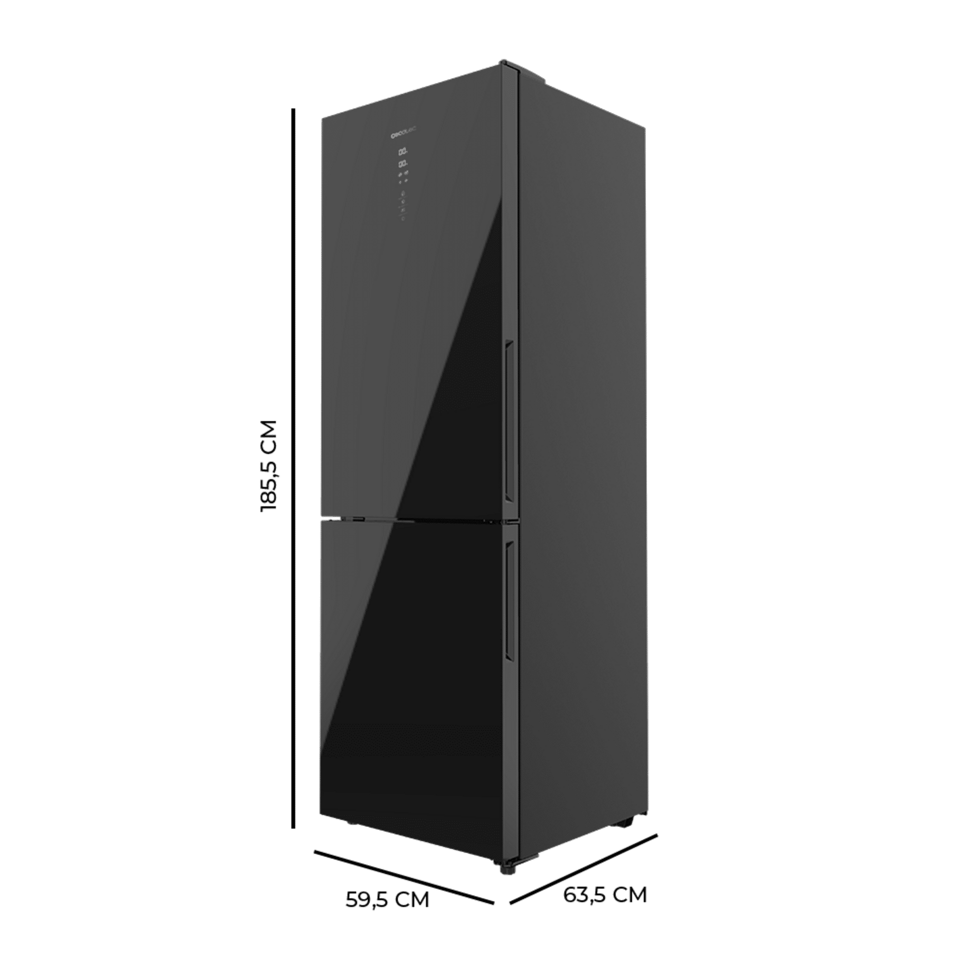 Cecotec CoolMarket 322 Frigorífico Combi 322L Negro