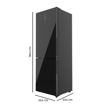 Cecotec CoolMarket 322 Frigorífico Combi 322L Negro
