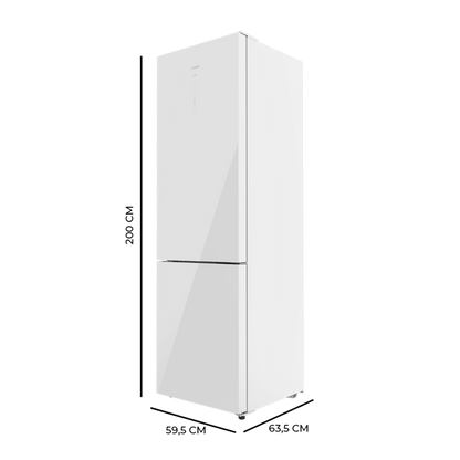 Cecotec Bolero CoolMarket 356 Frigorífico Combi Clase D White Glass