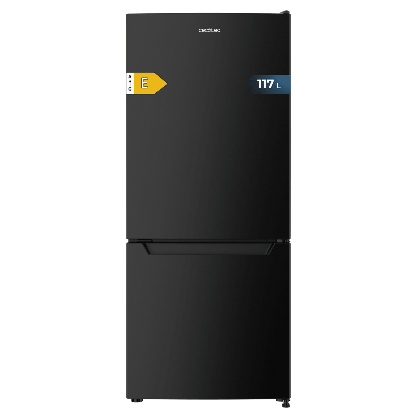 Cecotec CoolMarket Combi 117 DF Frigorífico Negro E