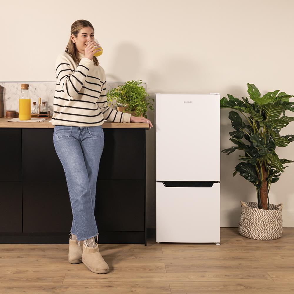 Cecotec Bolero CoolMarket 117 DF Frigorífico Combi Blanco 117L