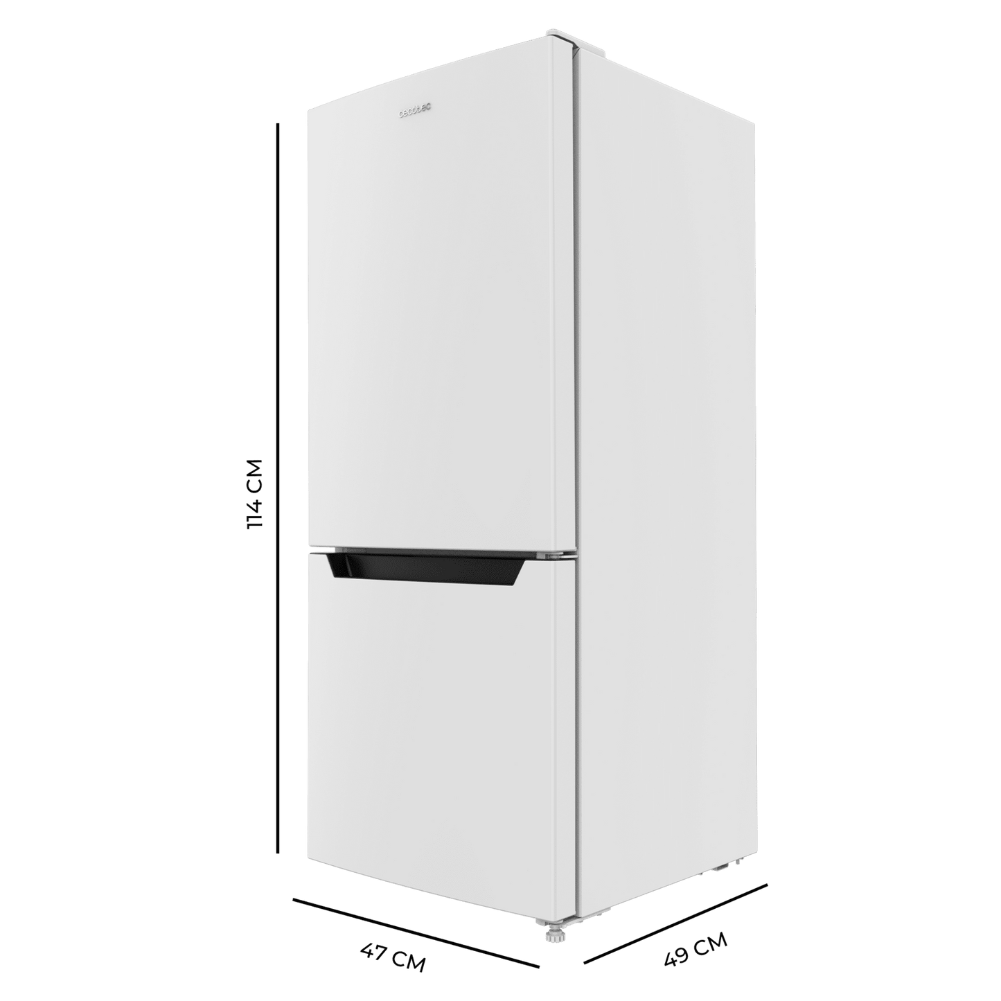 Cecotec Bolero CoolMarket 117 DF Frigorífico Combi Blanco 117L