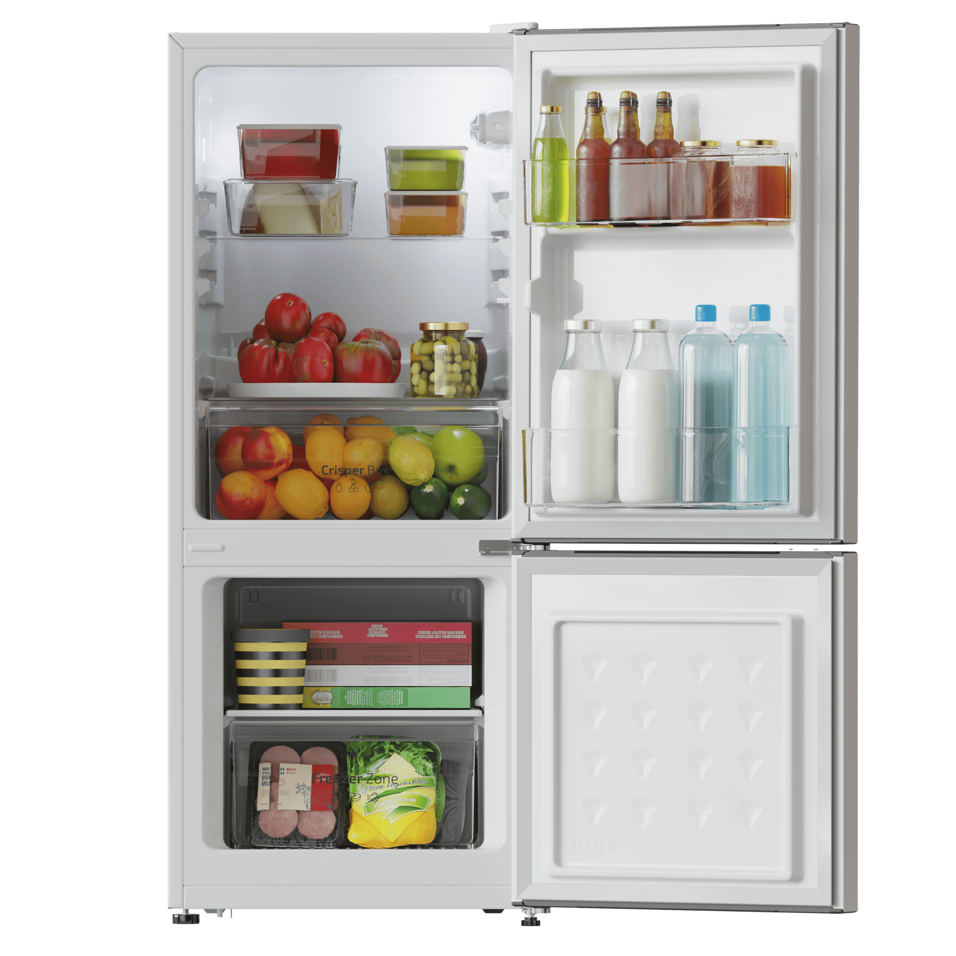 Cecotec Bolero CoolMarket 117 DF Frigorífico Combi Blanco 117L