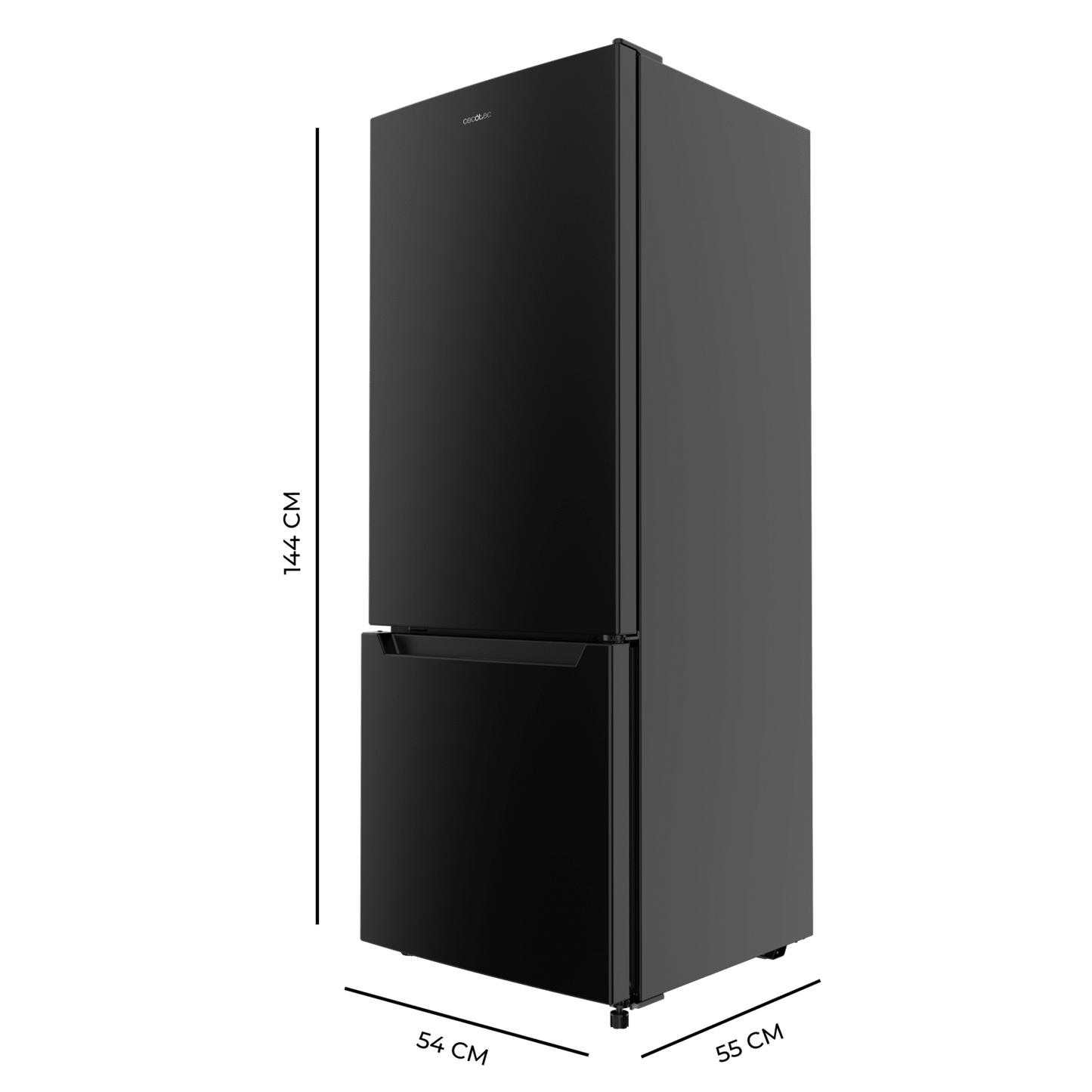 Cecotec Bolero CoolMarket Combi 205 DF Frigorífico Negro