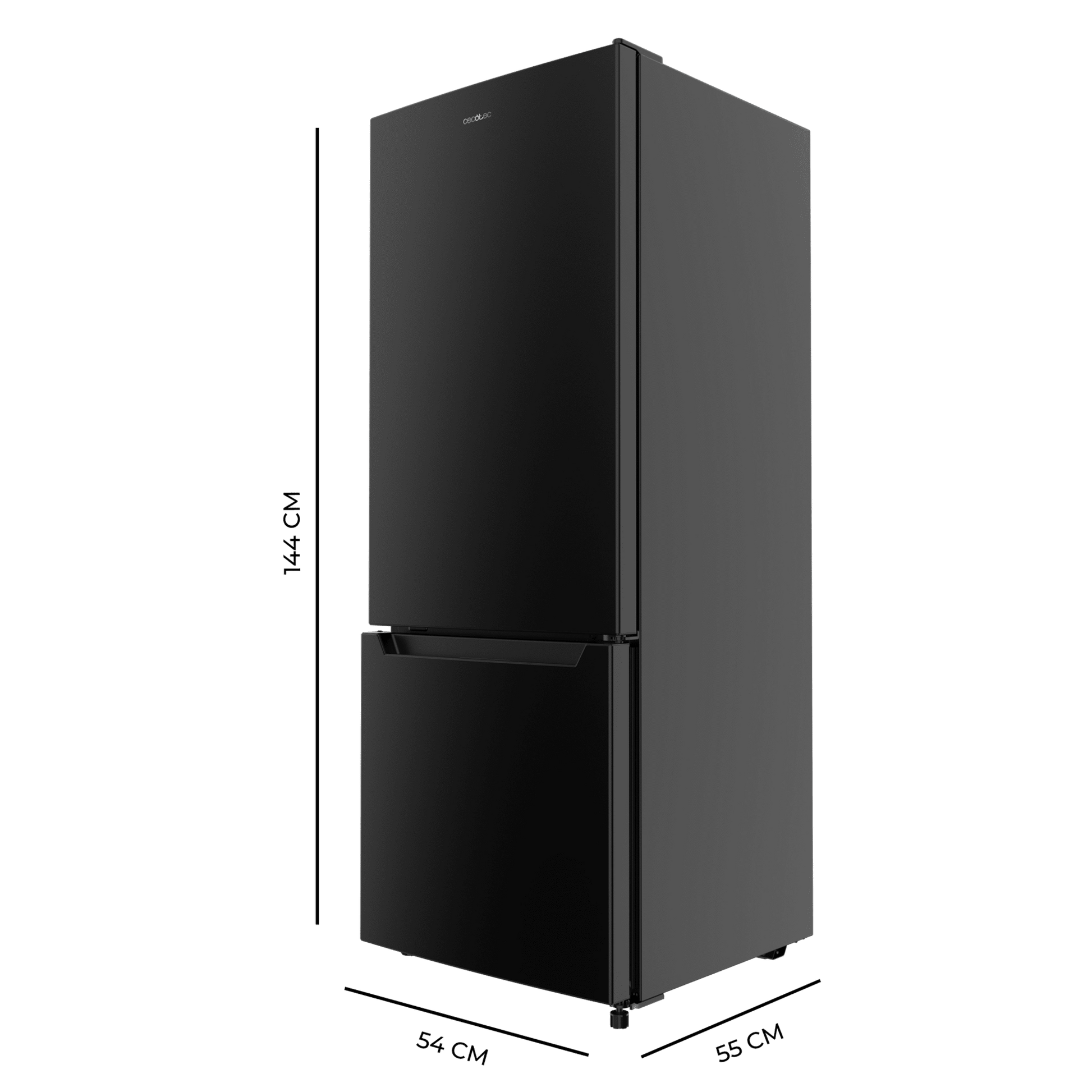Cecotec Bolero CoolMarket Combi 205 DF Frigorífico Negro