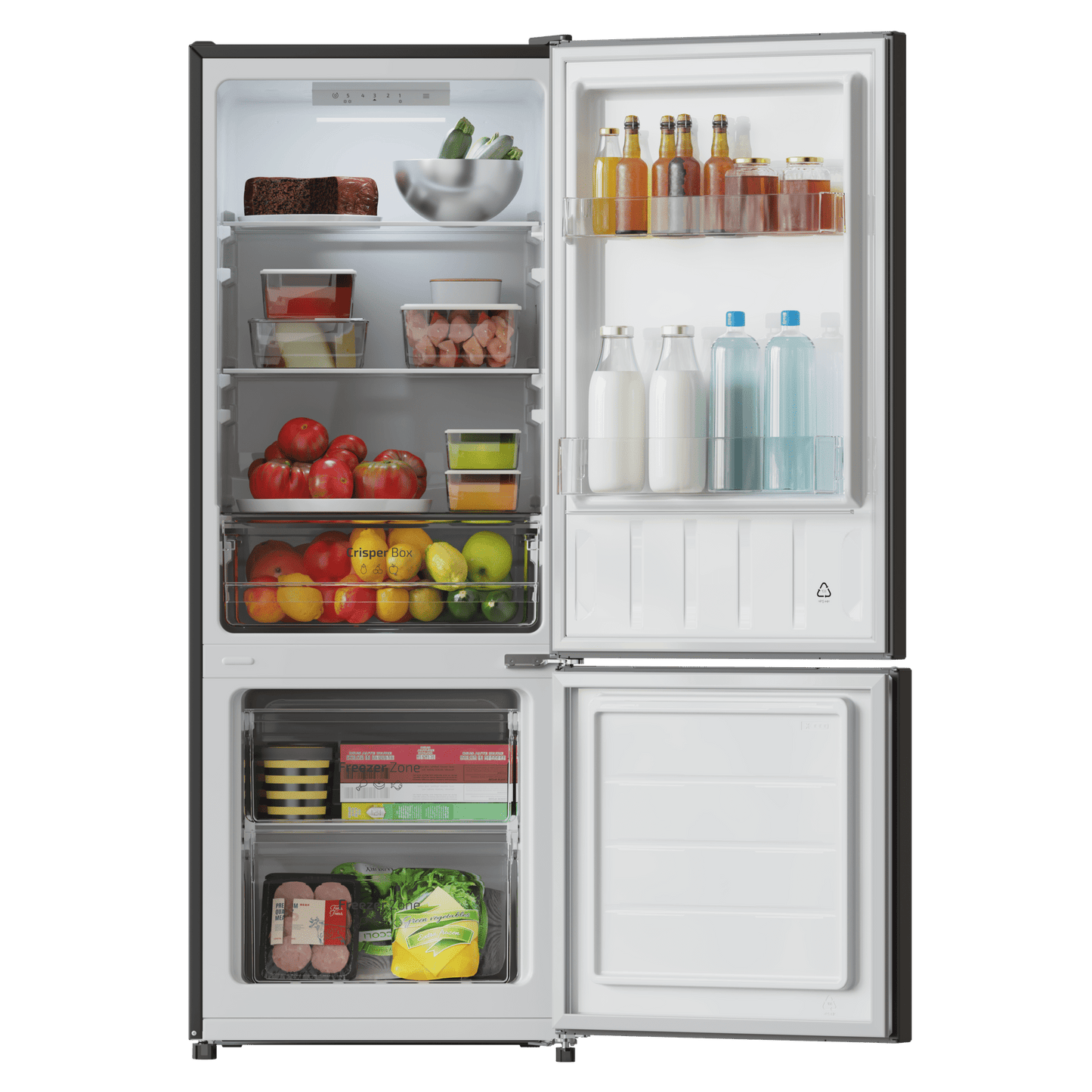 Cecotec Bolero CoolMarket Combi 205 DF Frigorífico Negro