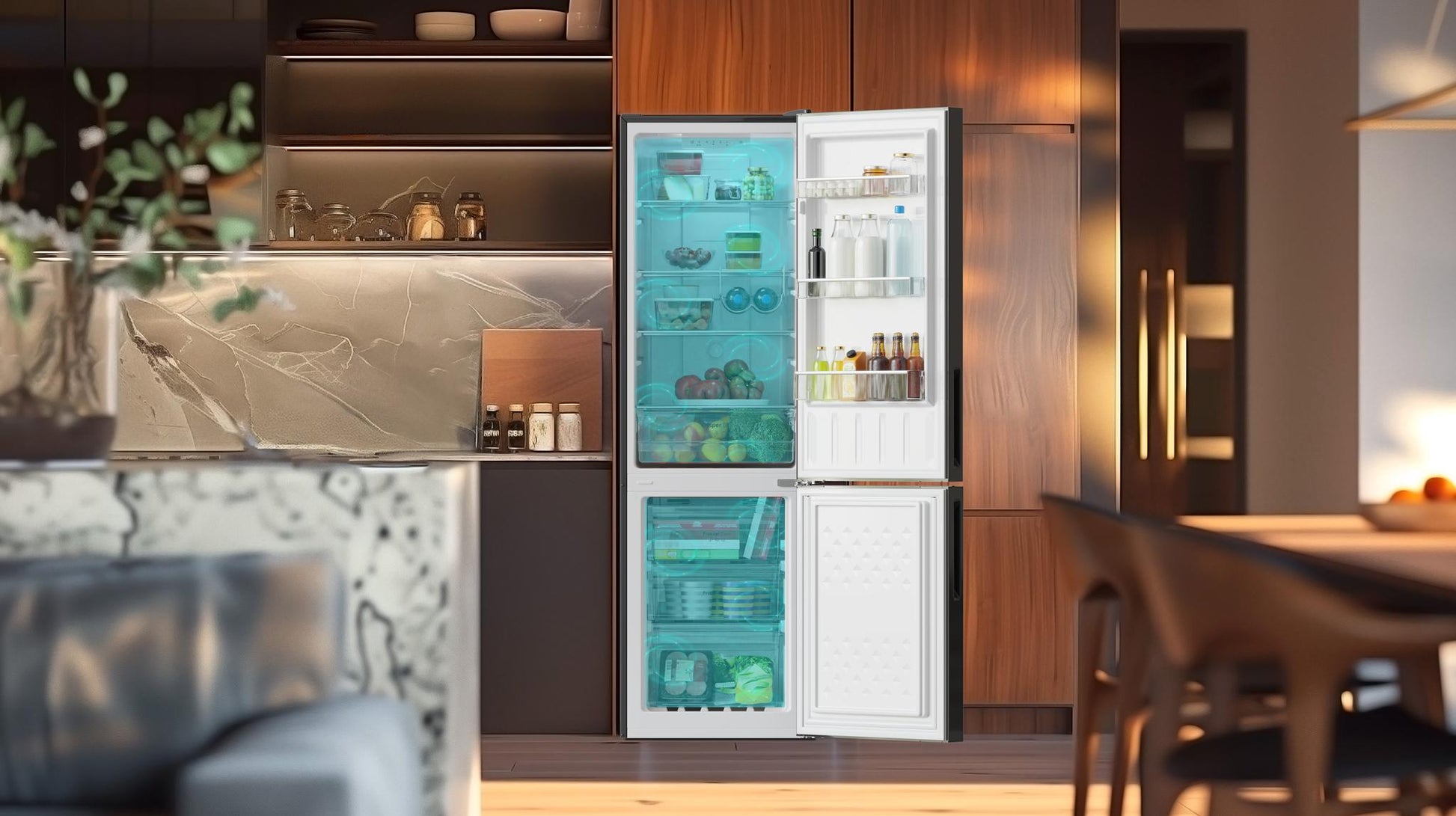 Bolero CoolMarket Combi 250 Black Glass E