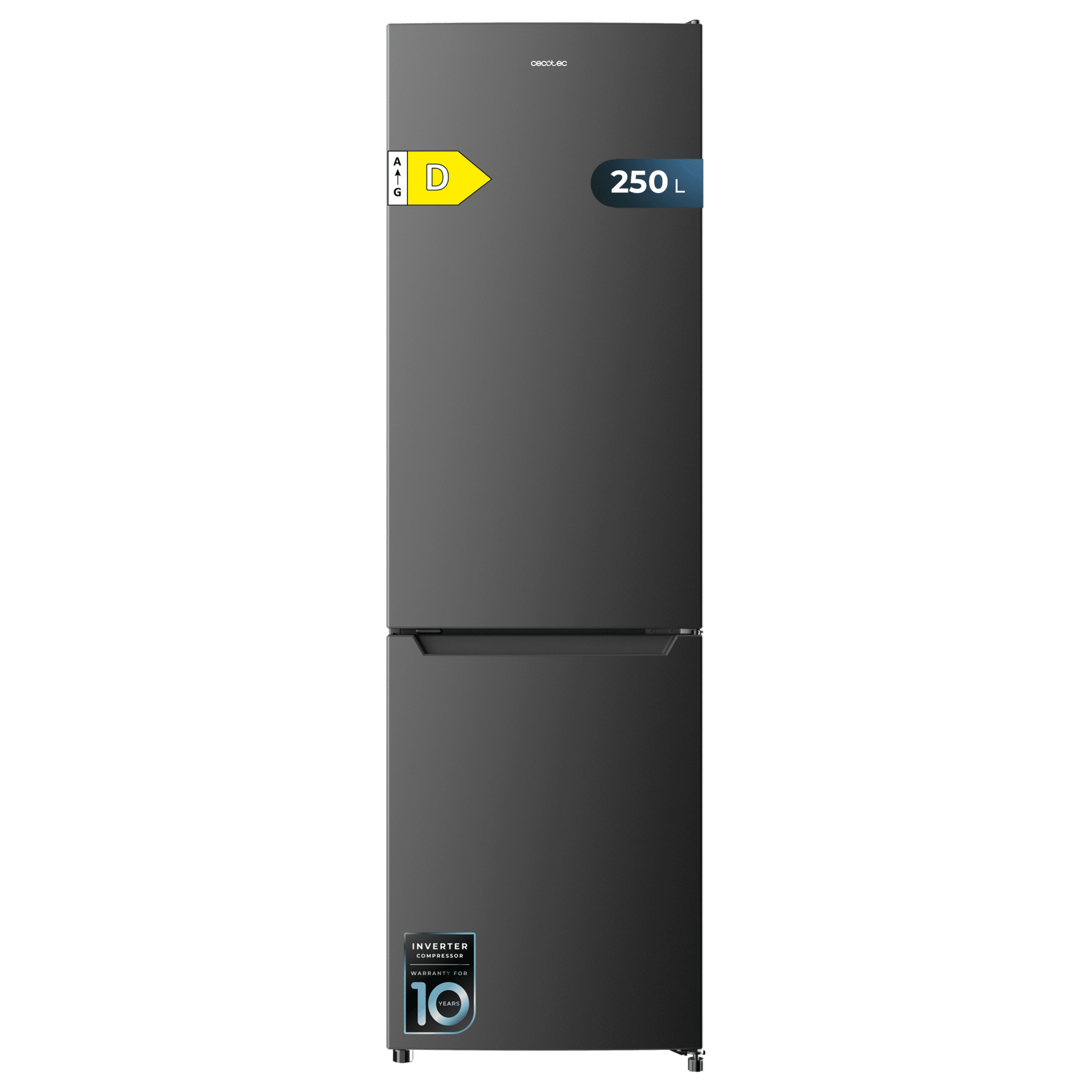 Cecotec Bolero CoolMarket Dark D Frigorífico Combi 250 L