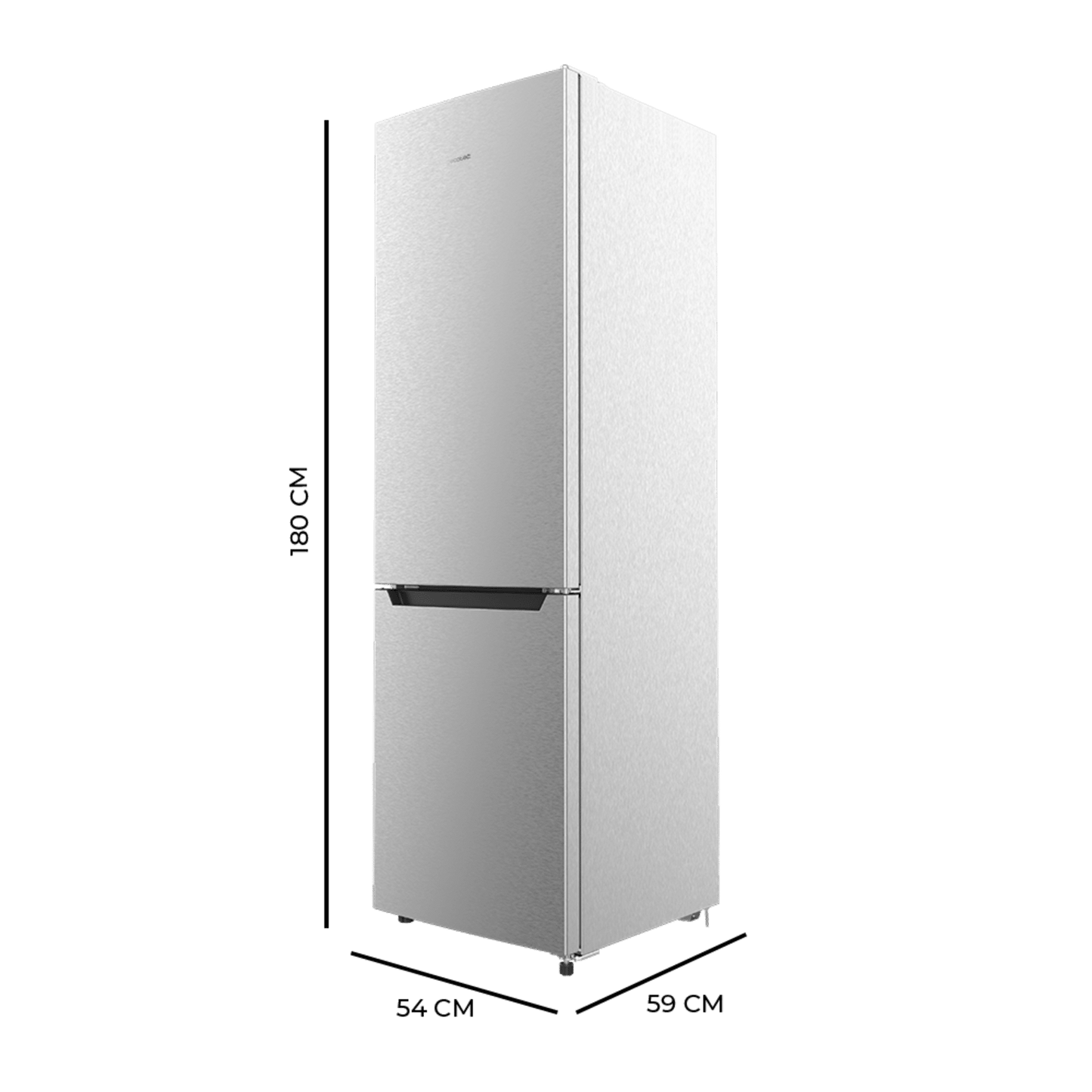 Cecotec Bolero CoolMarket Combi 250 Inox Refrigerador E
