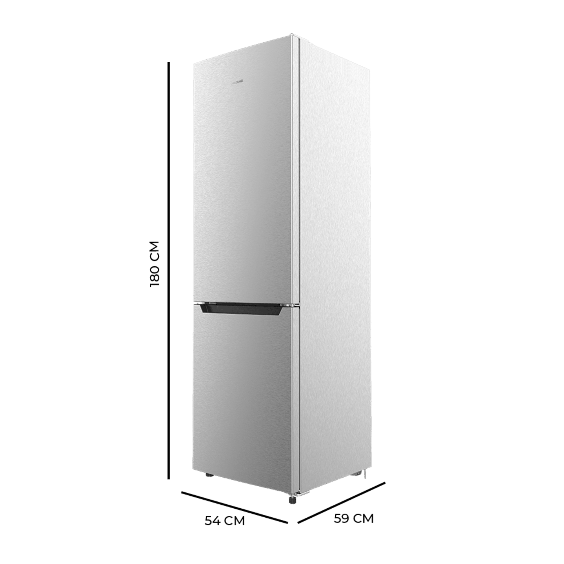Cecotec Bolero CoolMarket Combi 250 Inox Refrigerador E