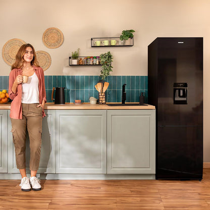 Cecotec Bolero CoolMarket Combi 250 WD Frigorífico No Frost Negro