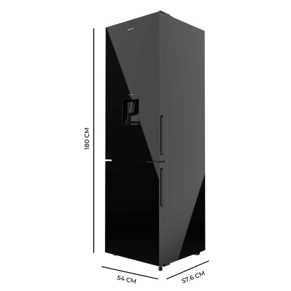 Cecotec Bolero CoolMarket Combi 250 WD Frigorífico No Frost Negro