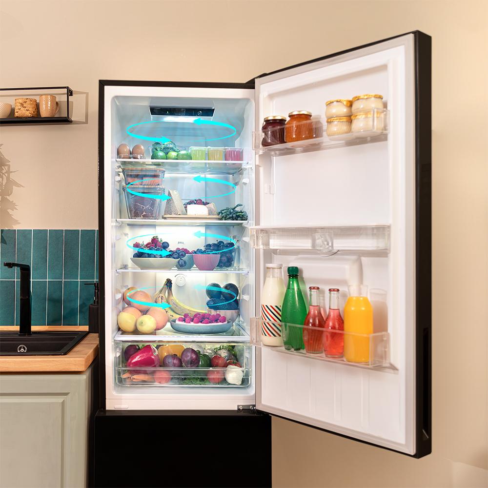 Cecotec Bolero CoolMarket Combi 250 WD Frigorífico No Frost Negro