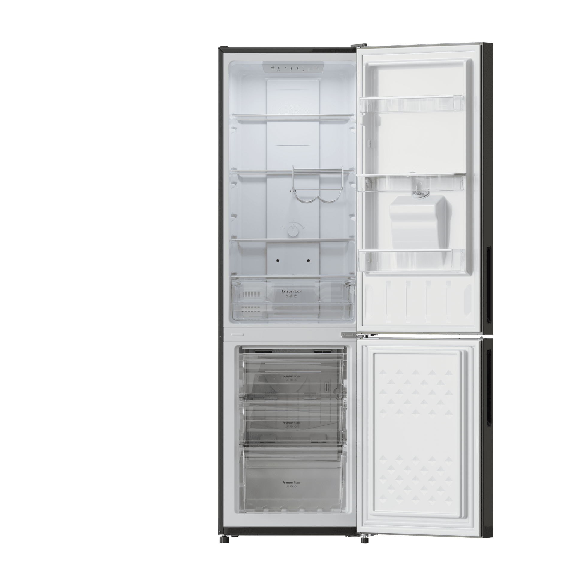 Cecotec Bolero CoolMarket Combi 250 WD Frigorífico No Frost Negro