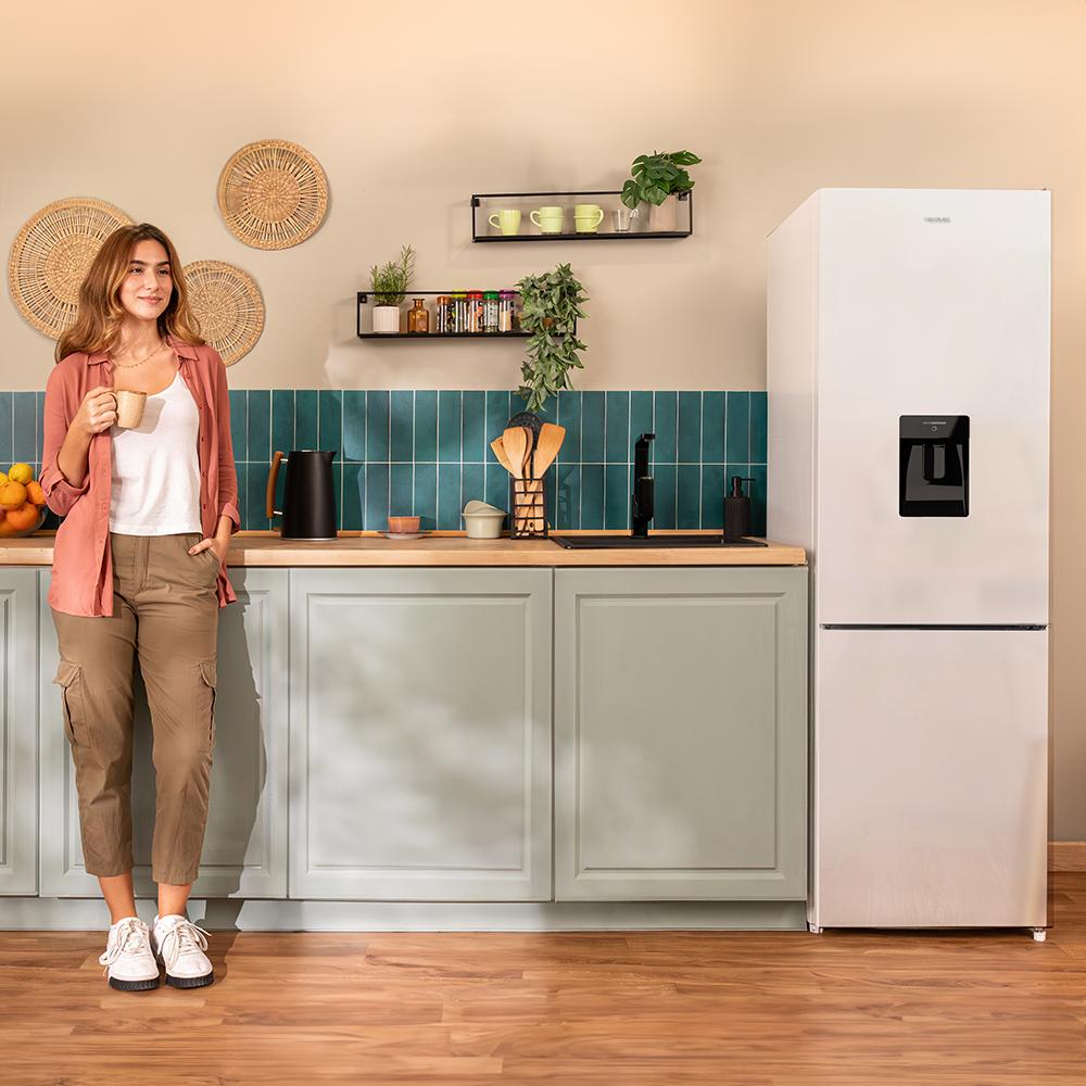 Cecotec Bolero CoolMarket Combi 250 WD Frigorífico Blanco