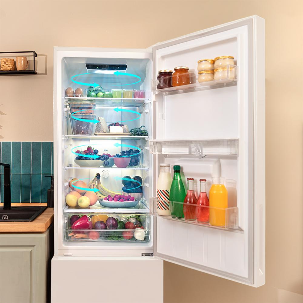 Cecotec Bolero CoolMarket Combi 250 WD Frigorífico Blanco