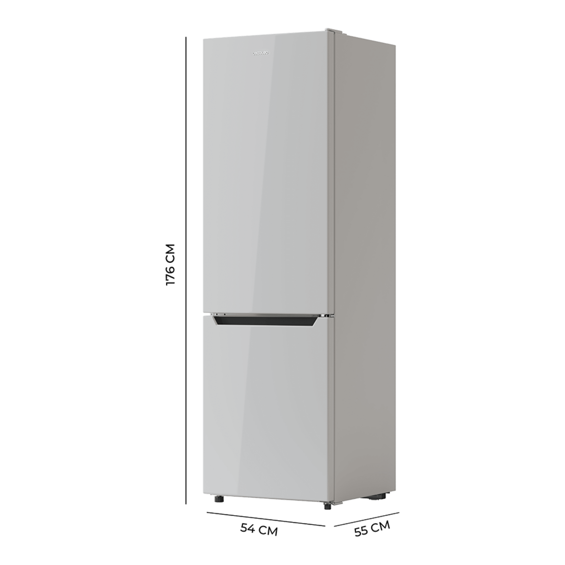 Cecotec Bolero CoolMarket Combi 262 L Frigorífico Combi Blanco E