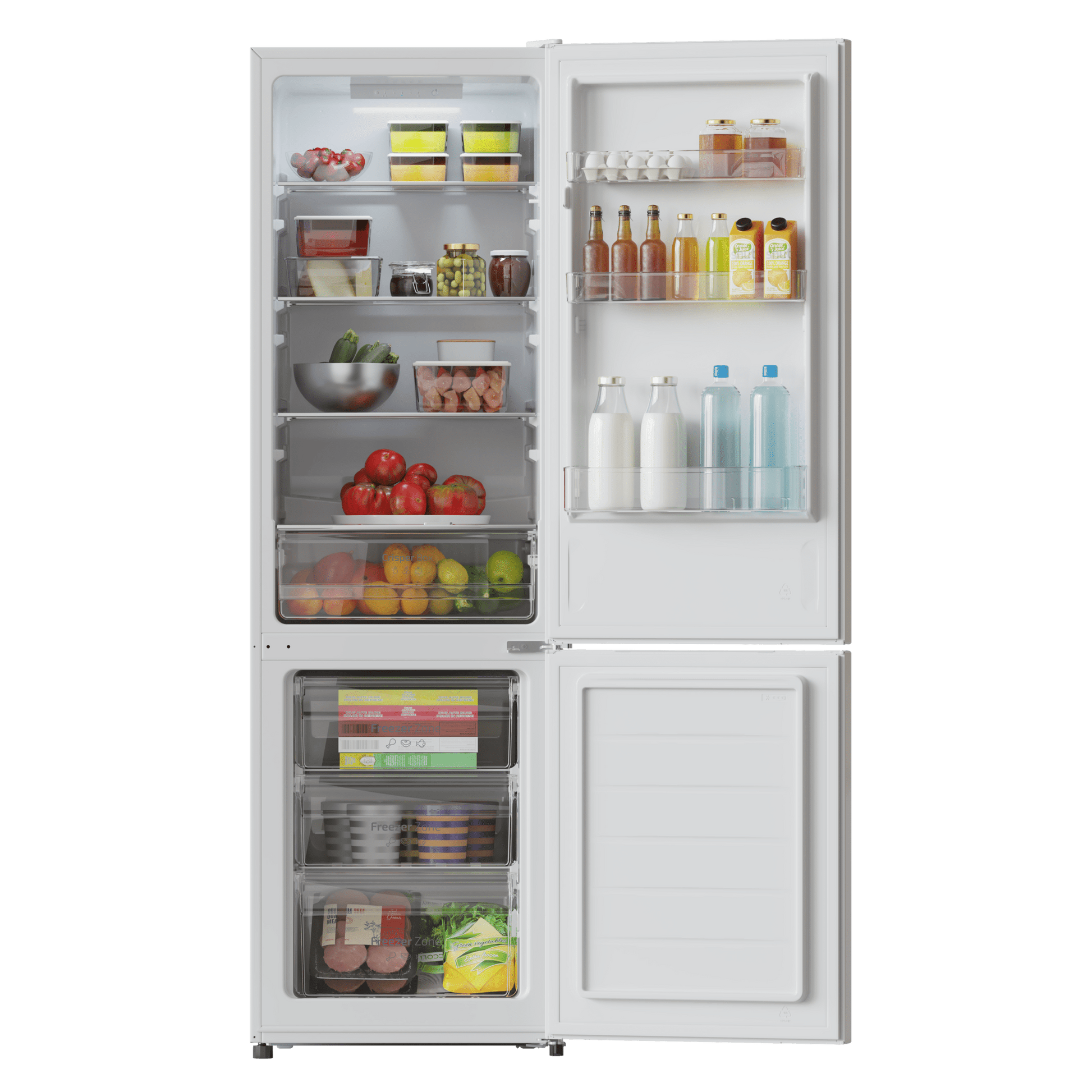 Cecotec Bolero CoolMarket Combi 262 L Frigorífico Combi Blanco E