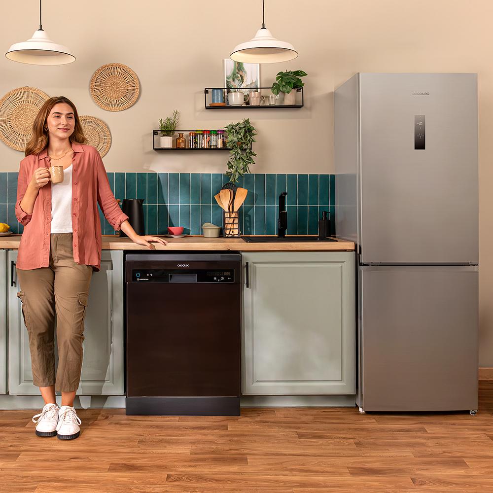 Cecotec Bolero CoolMarket Combi Frigorífico Inox 290 L