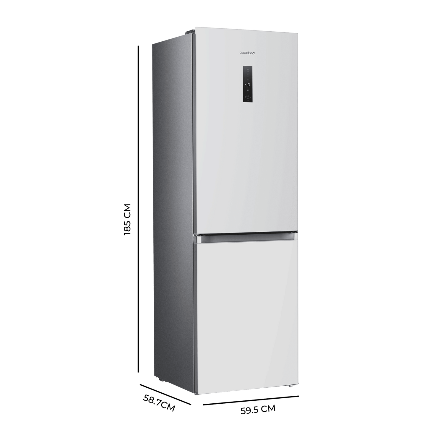 Cecotec Bolero CoolMarket Combi Frigorífico Inox 290 L
