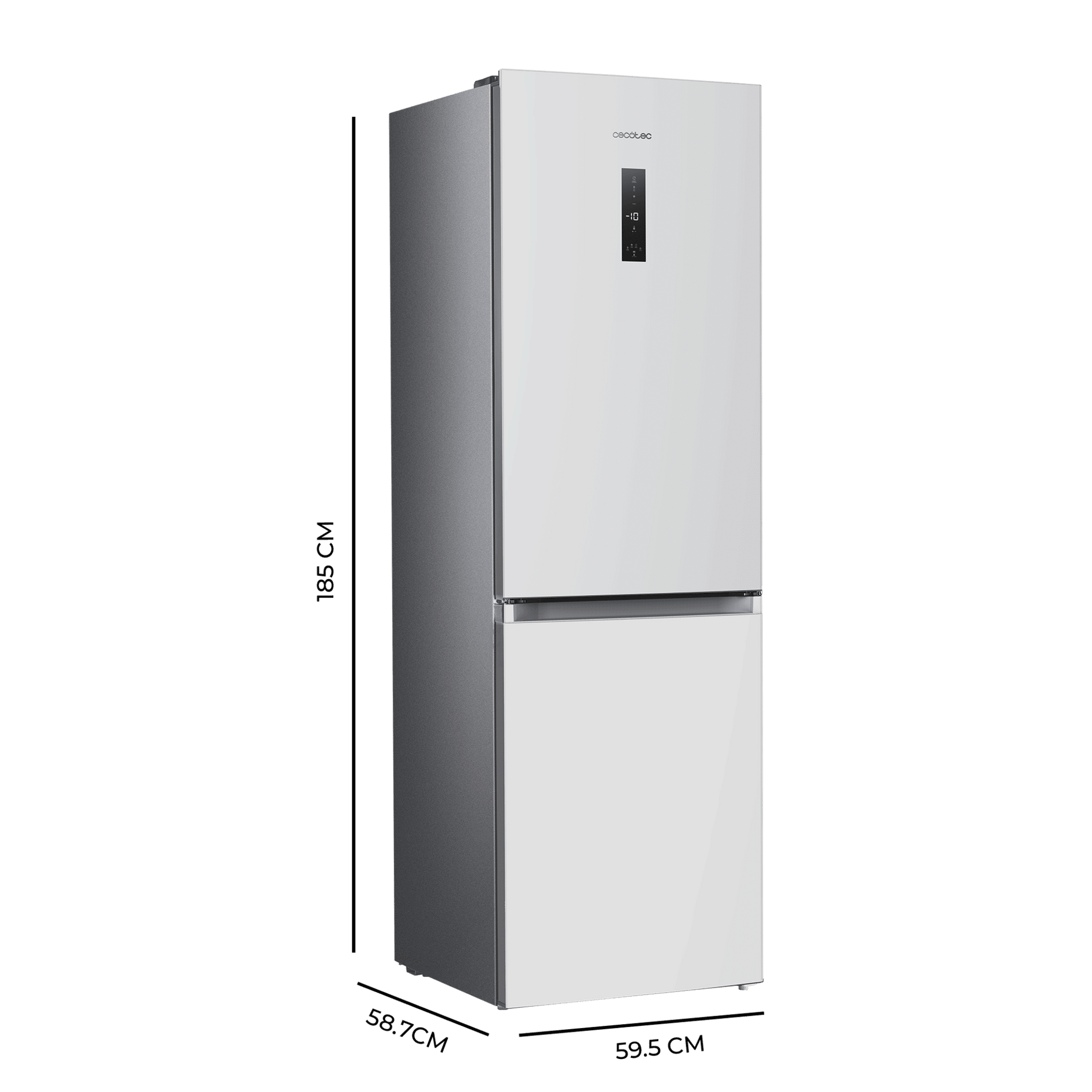 Cecotec Bolero CoolMarket Combi Frigorífico Inox 290 L