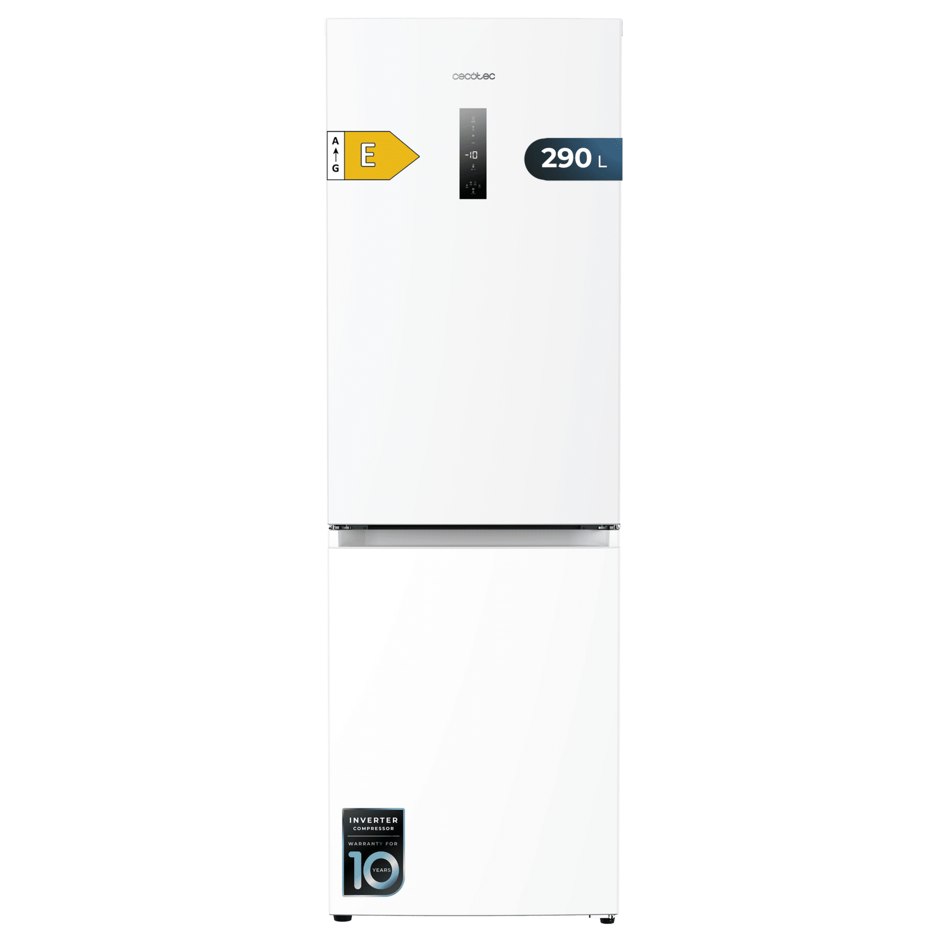 Cecotec Bolero CoolMarket Combi 290 Frigorífico Combi Blanco