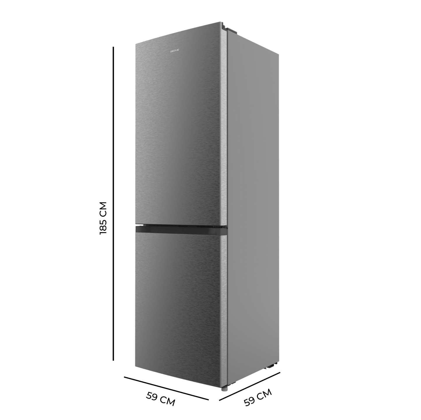 Cecotec Bolero CoolMarket Combi 296L Refrigerador Dark 185×60 cm