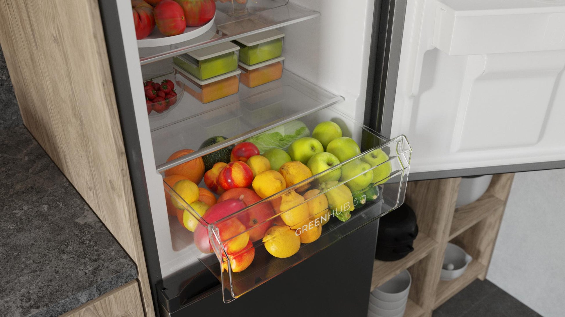 Cecotec Bolero CoolMarket Combi 296 DF WD Dark Frigorífico Combi