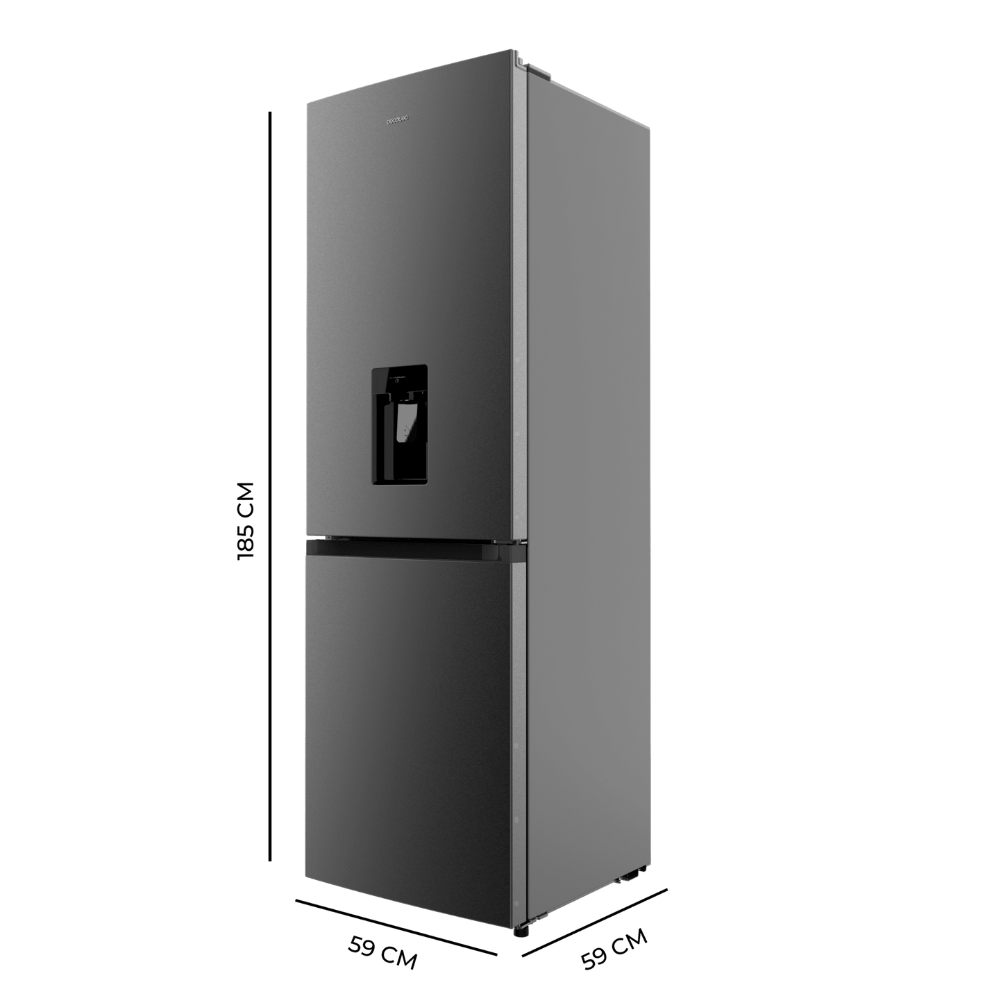 Cecotec Bolero CoolMarket Combi 296 DF WD Dark Frigorífico Combi