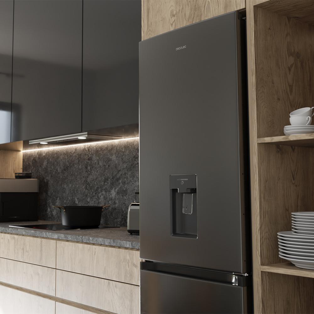 Cecotec Bolero CoolMarket Combi 296 DF WD Dark Frigorífico Combi