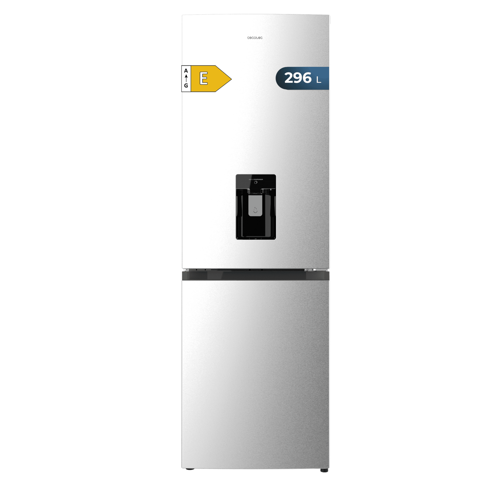 Cecotec Bolero CoolMarket 296 DF WD Inox Frigorífico Combi