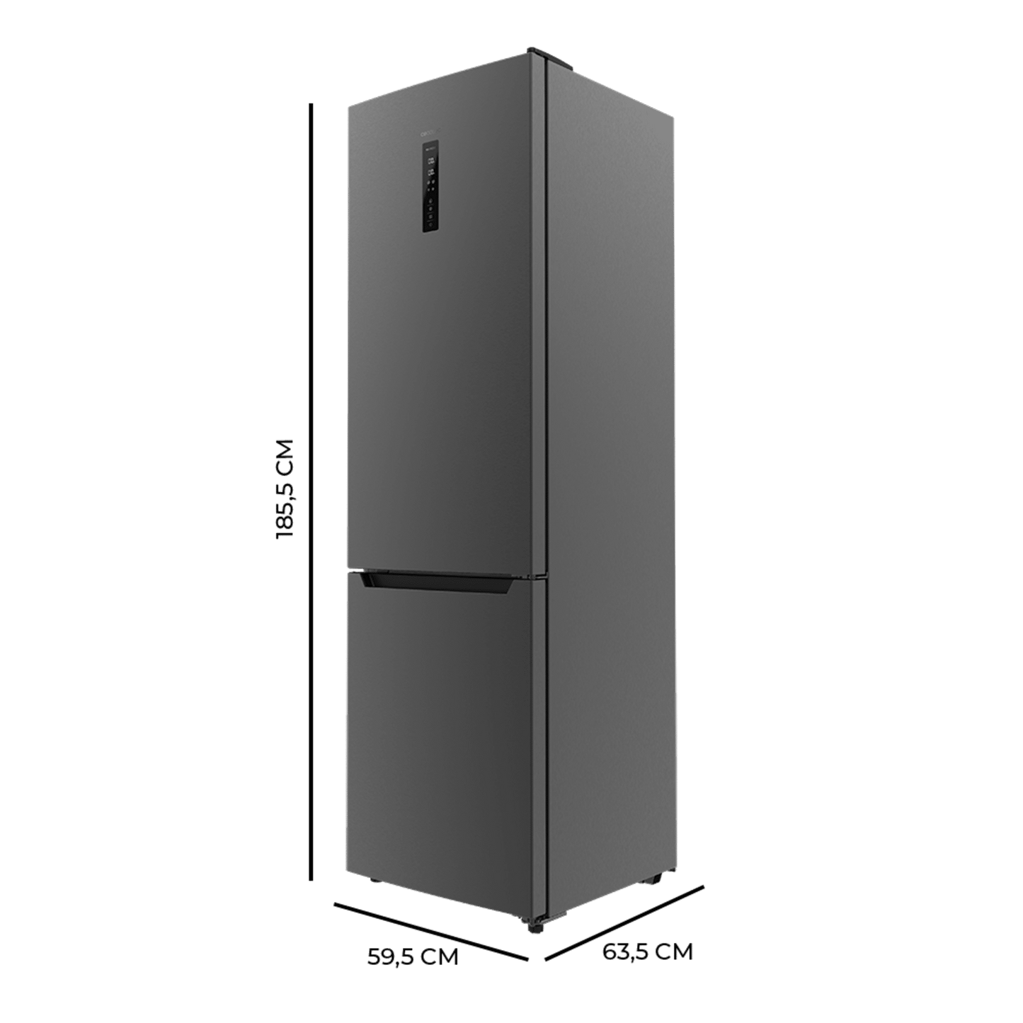 Cecotec Bolero CoolMarket Combi 322 Dark D Frigorífico