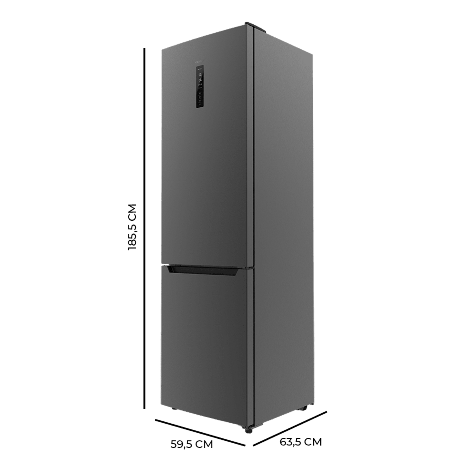 Cecotec Bolero CoolMarket Combi 322 Dark D Frigorífico