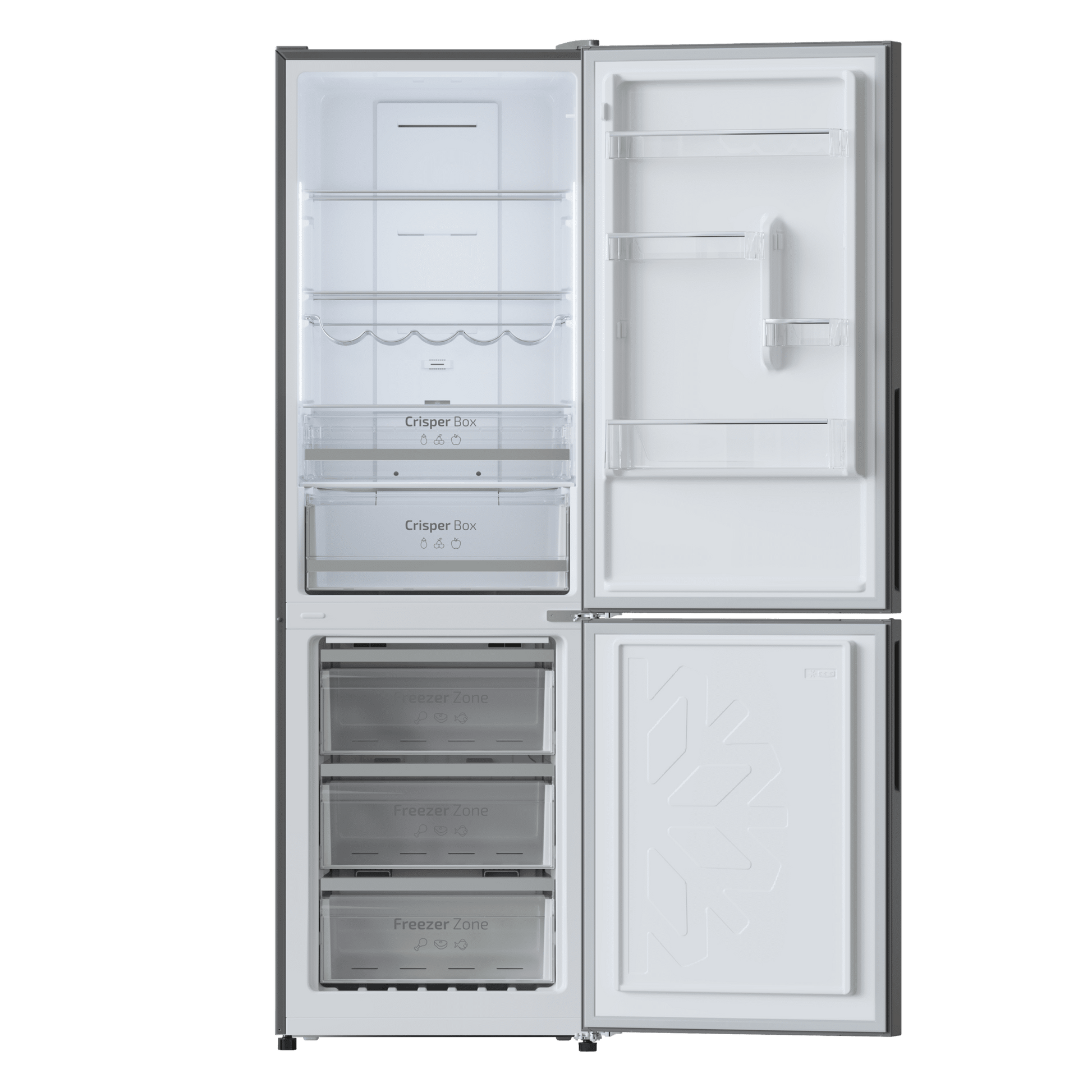 Cecotec Bolero CoolMarket Combi 322 Frigorífico Combi Gris