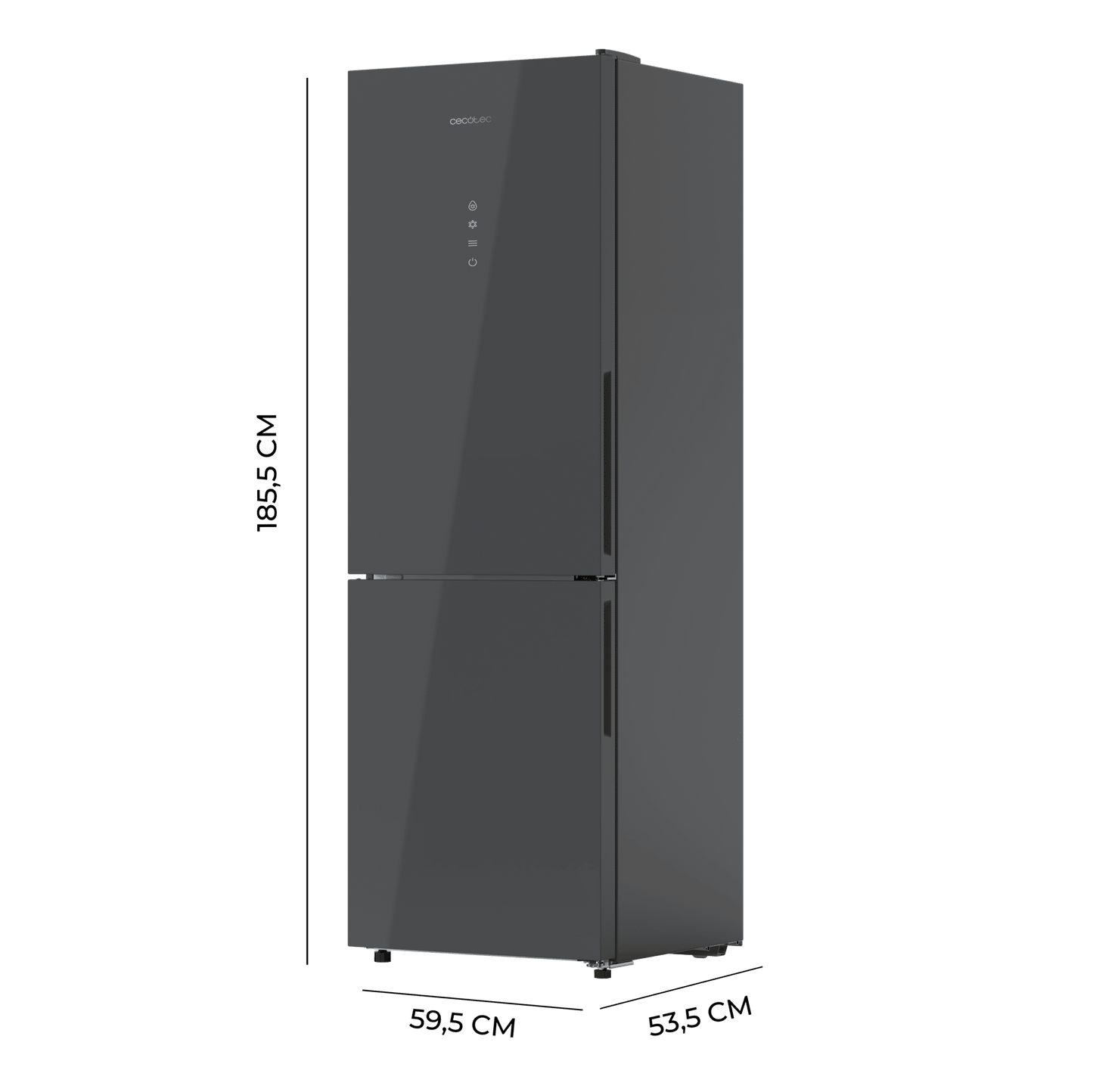 Cecotec Bolero CoolMarket Combi 322 Frigorífico Combi Gris