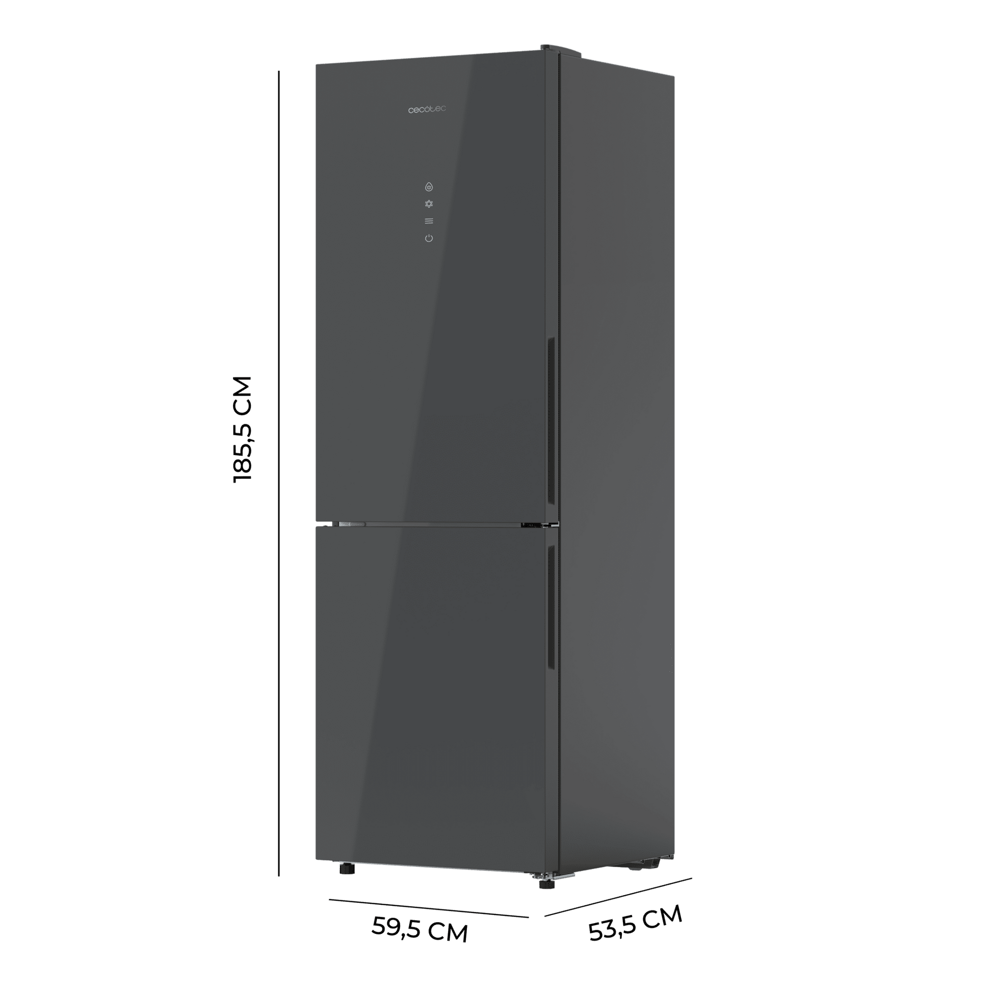 Cecotec Bolero CoolMarket Combi 322 Frigorífico Combi Gris