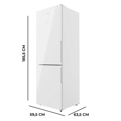 Cecotec Bolero CoolMarket Combi 322 Glass White D Frigorífico