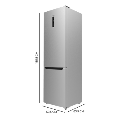 Cecotec Bolero CoolMarket Frigorífico Combi Inox 322 L