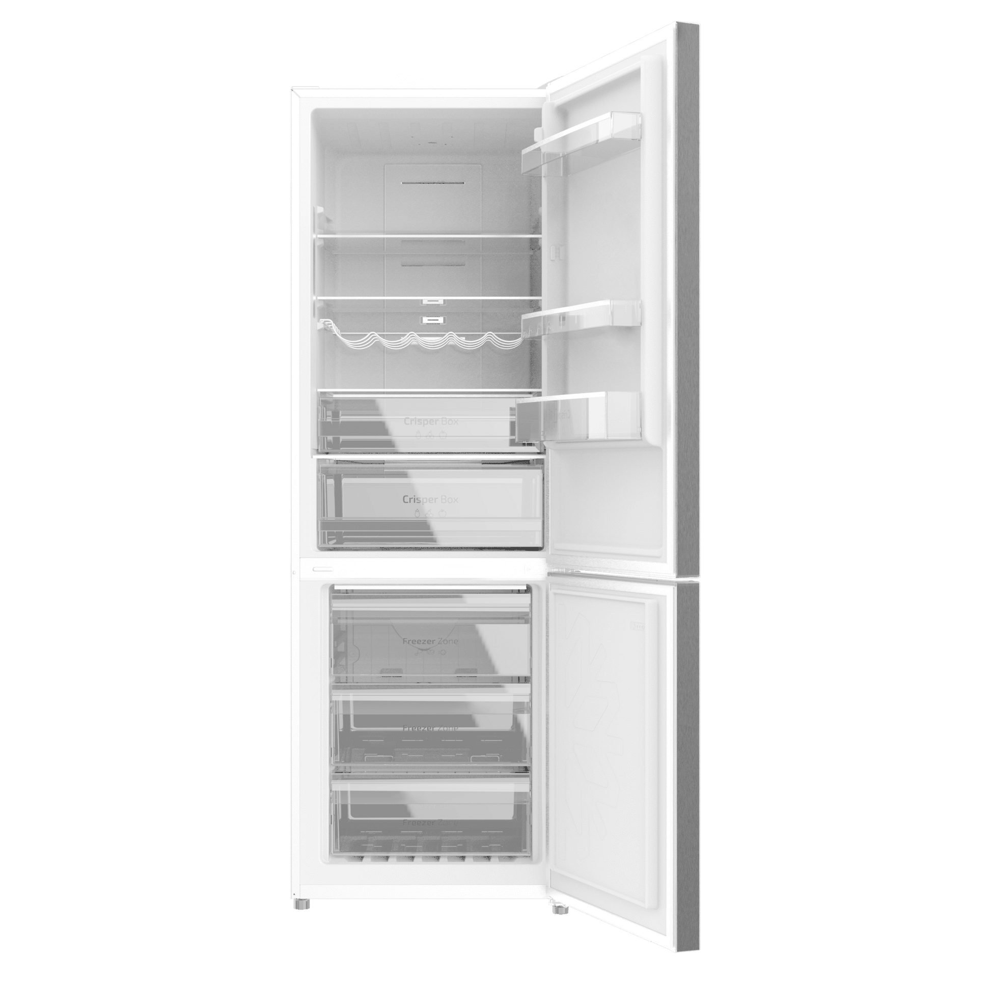 Cecotec Bolero CoolMarket Combi 322 WD Inox D Refrigerador 322L