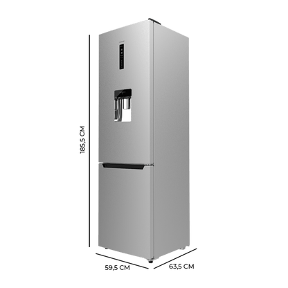 Cecotec Bolero CoolMarket Combi 322 WD Inox D Refrigerador 322L