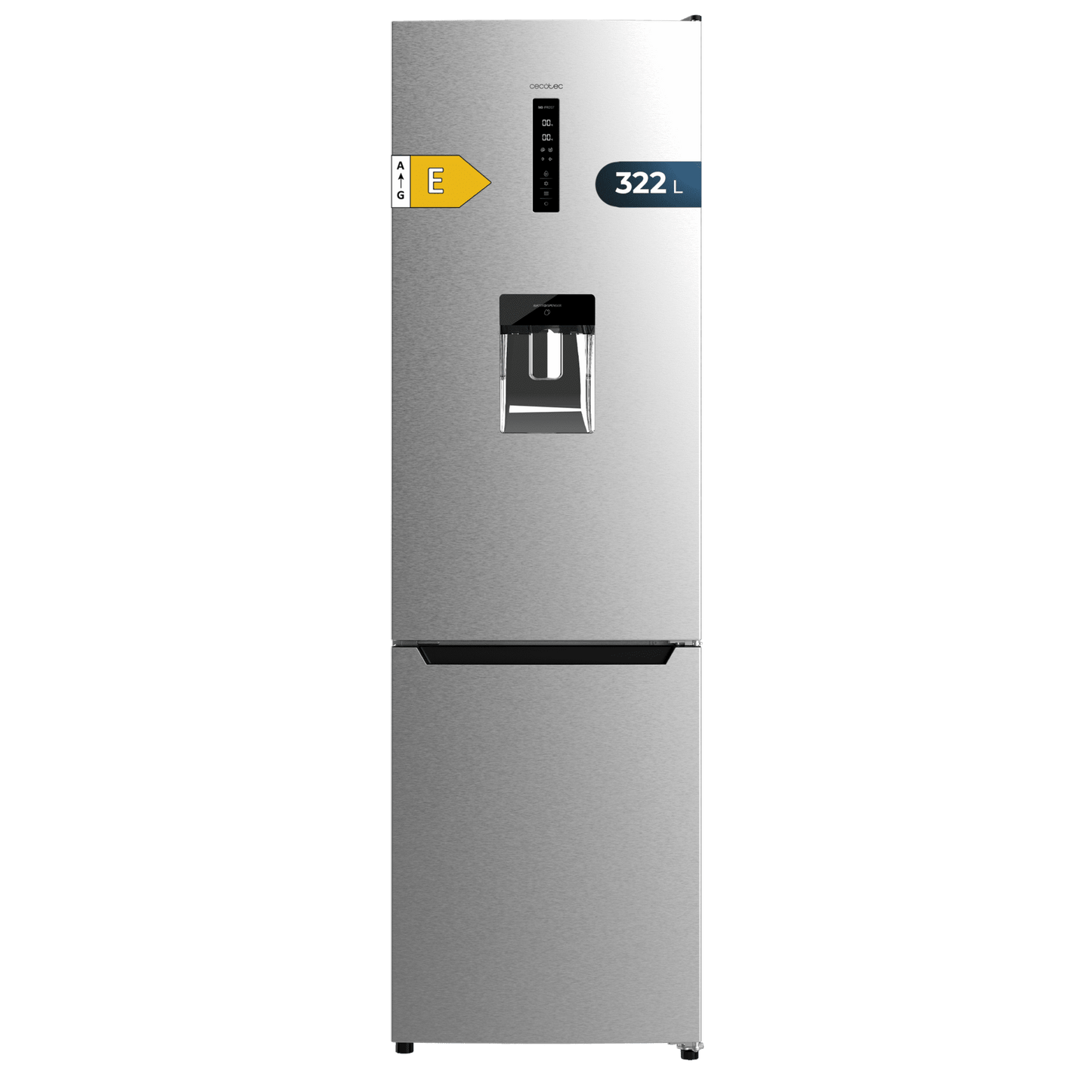 Cecotec Bolero CoolMarket 322 WD Inox Frigorífico Combi